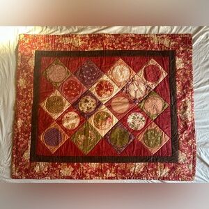Vintage Charm Handmade Quilt - Size 34” x 27”